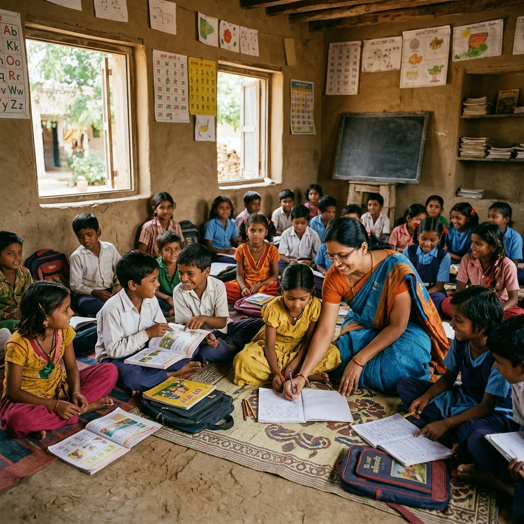 Education program - children learning